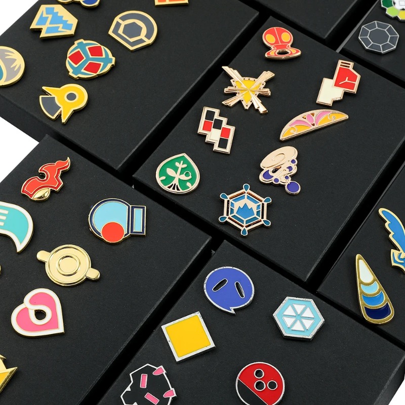 Embroidery Reddit - Gym Badges Box Set Kanto Johto