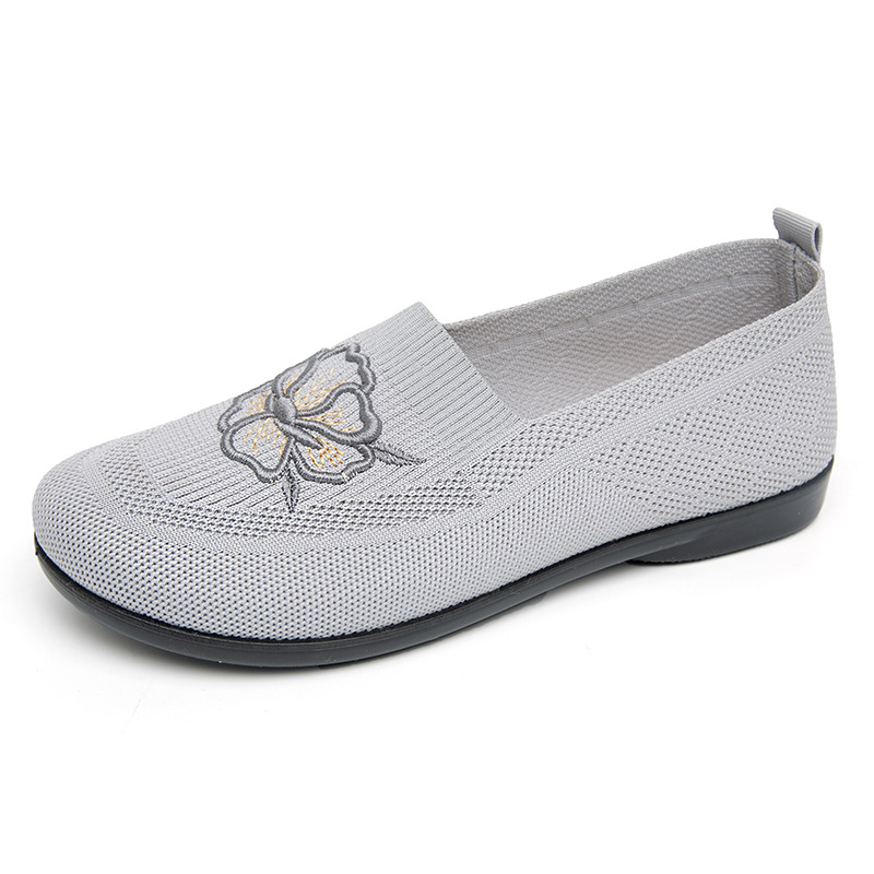 Women Knit Slip On Loafers Flo - Embroidery Garments recension och pris
