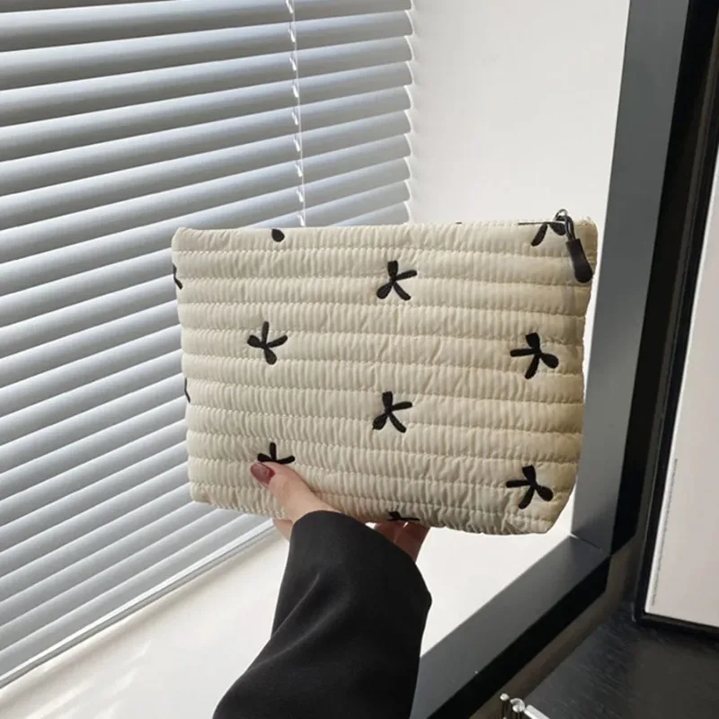 Cute Makeup Bag with Zipper La - Embroidery Bag recension och pris