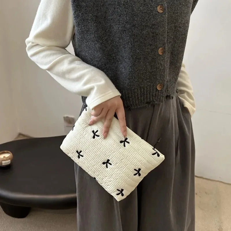 Cute Makeup Bag with Zipper La - Embroidery Bag recension och pris