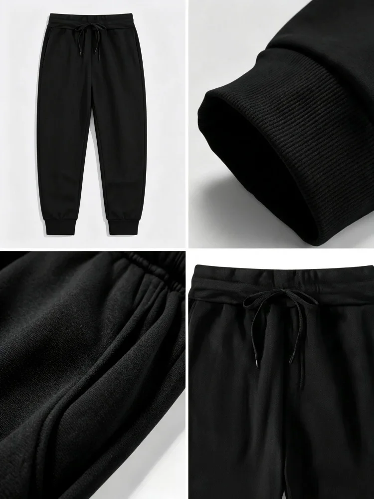Thick Fleece Lined Black Men's - Embroidery Online recension och pris