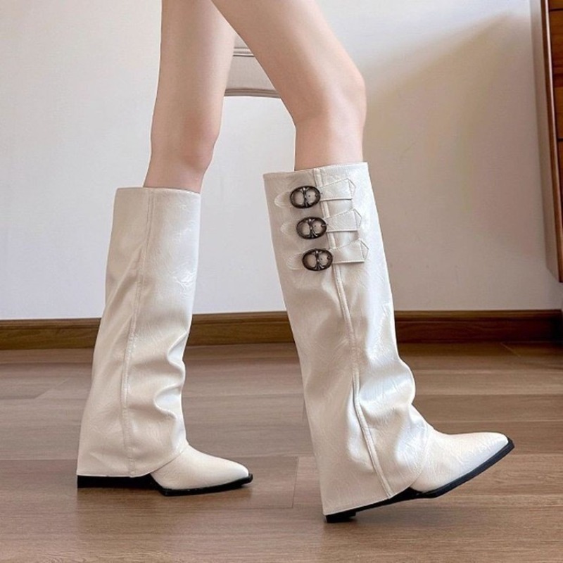 Women Pointed Toe Knee High Sl - Embroidery Garments recension och pris