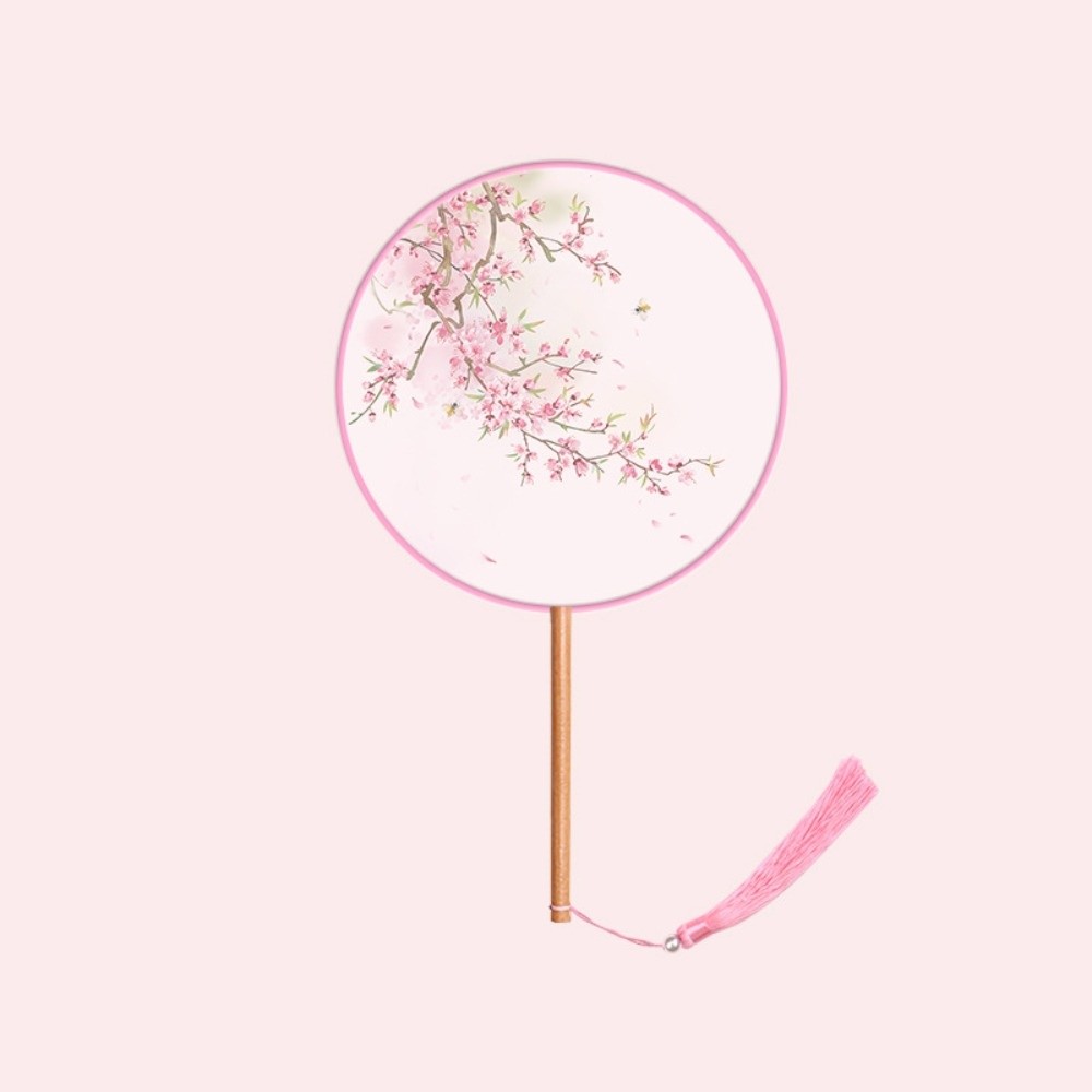 Silk Material Chinese Round Ha - Embroidery Meaning recension och pris
