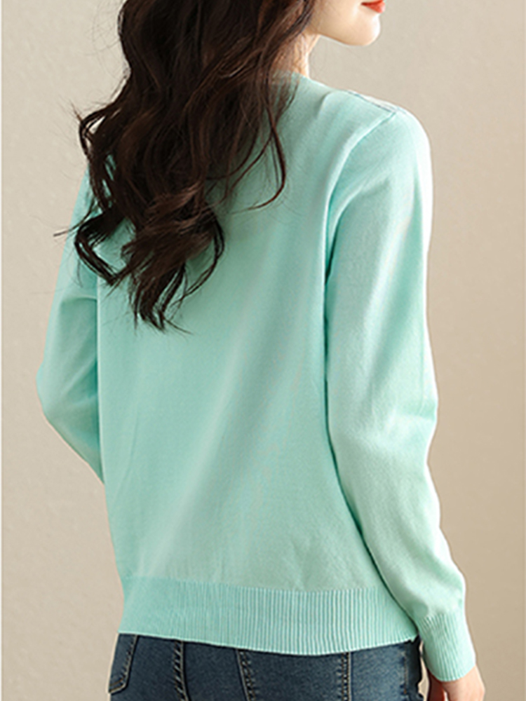 New Casual Soft Knit bottoming - Embroidery Online recension och pris