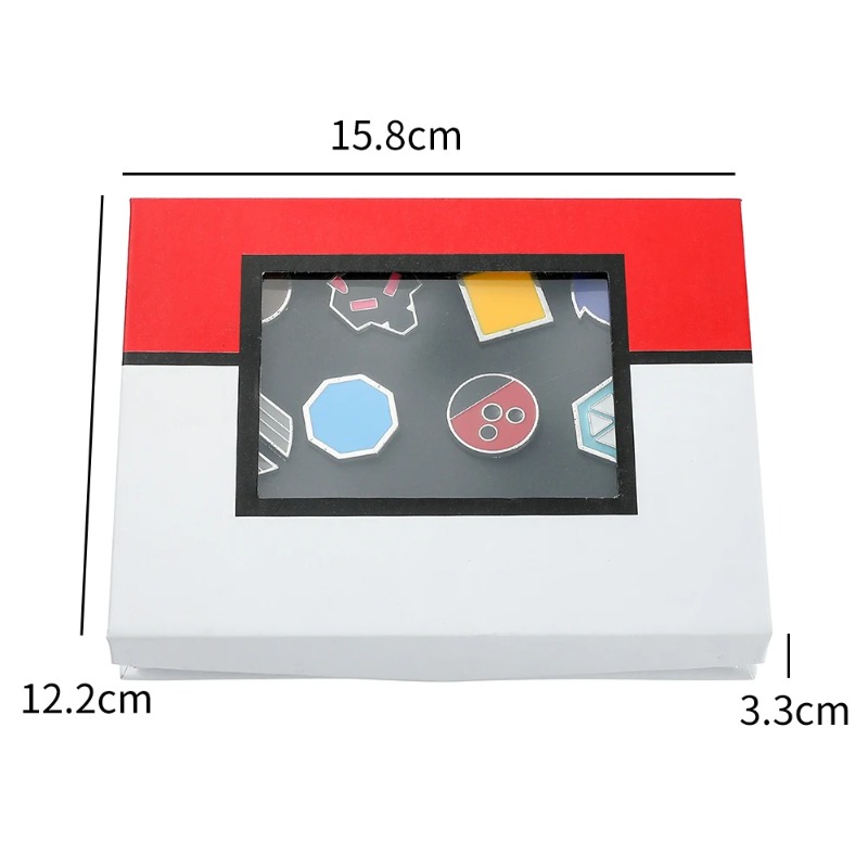 Gym Badges Box Set Kanto Johto - Embroidery Reddit recension och pris