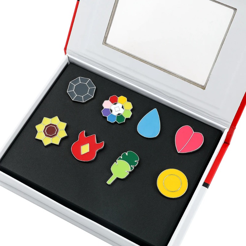 Gym Badges Box Set Kanto Johto - Embroidery Reddit recension och pris